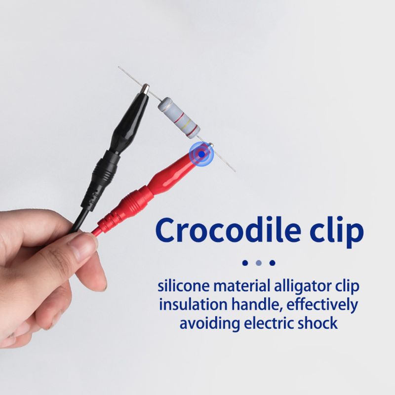 18 in 1 Multimeter Test Lead Kit with Alligator Clip Extension Probe Screwdriver Y98E