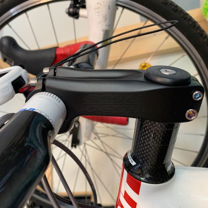 Potence de vélo de route ultra-légère en fibre de carbone 6/17 °