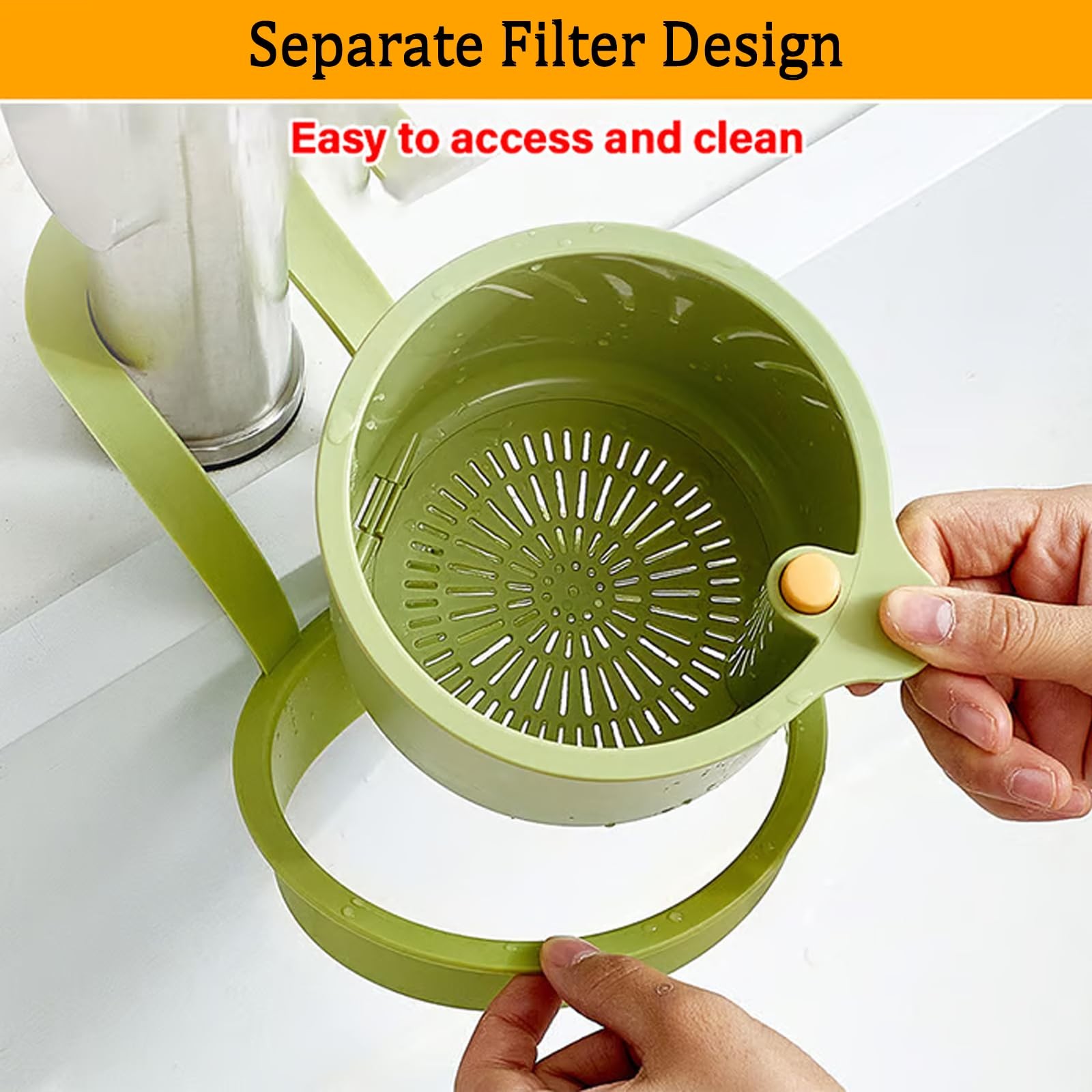 Kitchen Sink Filter Strainer Multifunction Drain Basket Fruit Vegetable Drainer Rack Water Filter Kitchen Organizer Basket 2pcs
