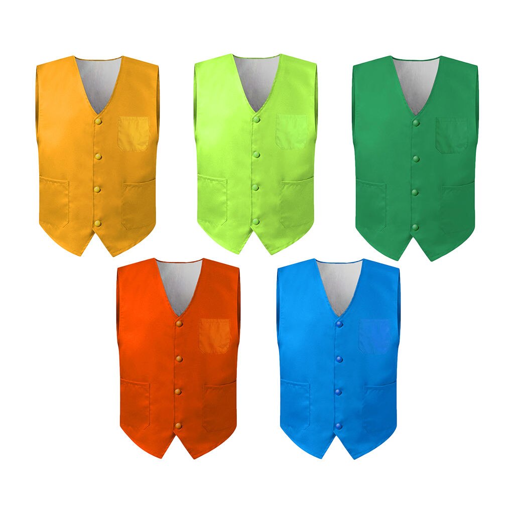 V-shaped Volunteer Activity Vest Supermarket Uniform Vest Clerk Workwear