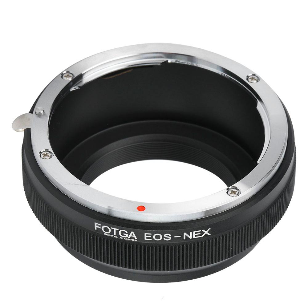 Fotga EOS-NEX suporte da lente de metal lente montagem adaptador anel para canon ef montagem lente para sony nex câmera macro anel