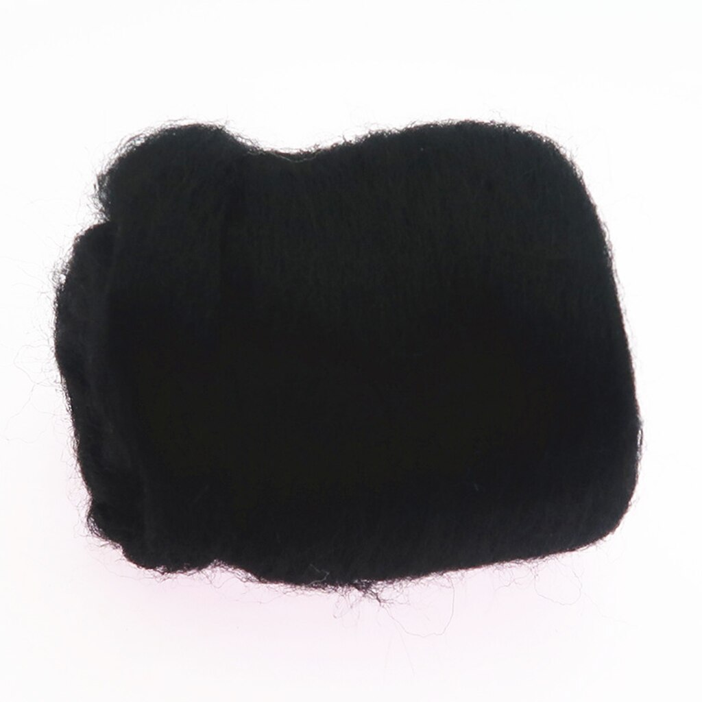 2 stk 10g filtning af uld fiber uld garn roving til nålefiltning håndspinding