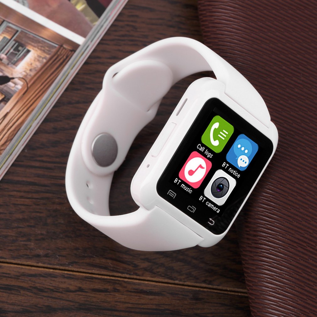 Più nuovo Orologio Intelligente U80 BT-notifica anti-Perso MTK Orologio Da Polso per il iPhone Samsung Telefono di sistema androide smartwatch