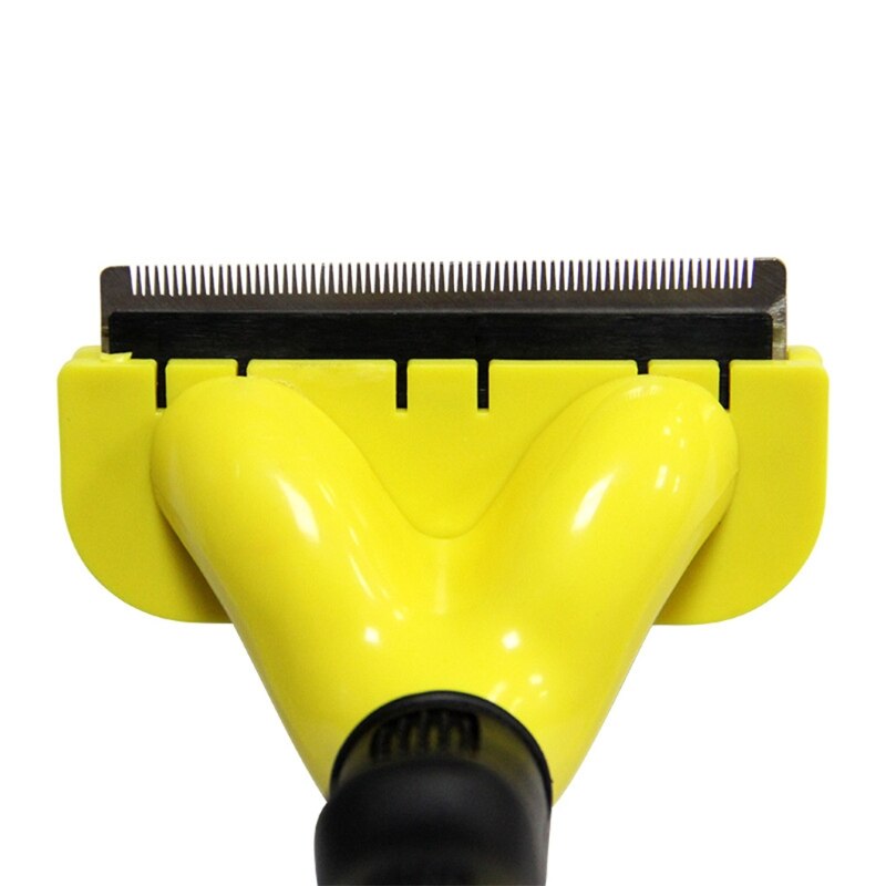 Animal de compagnie chien épilateur peigne chat cheveux brosse toilettage outil acier inoxydable fourrure nettoyage doux tondeuse pour animaux peigne chat fournitures