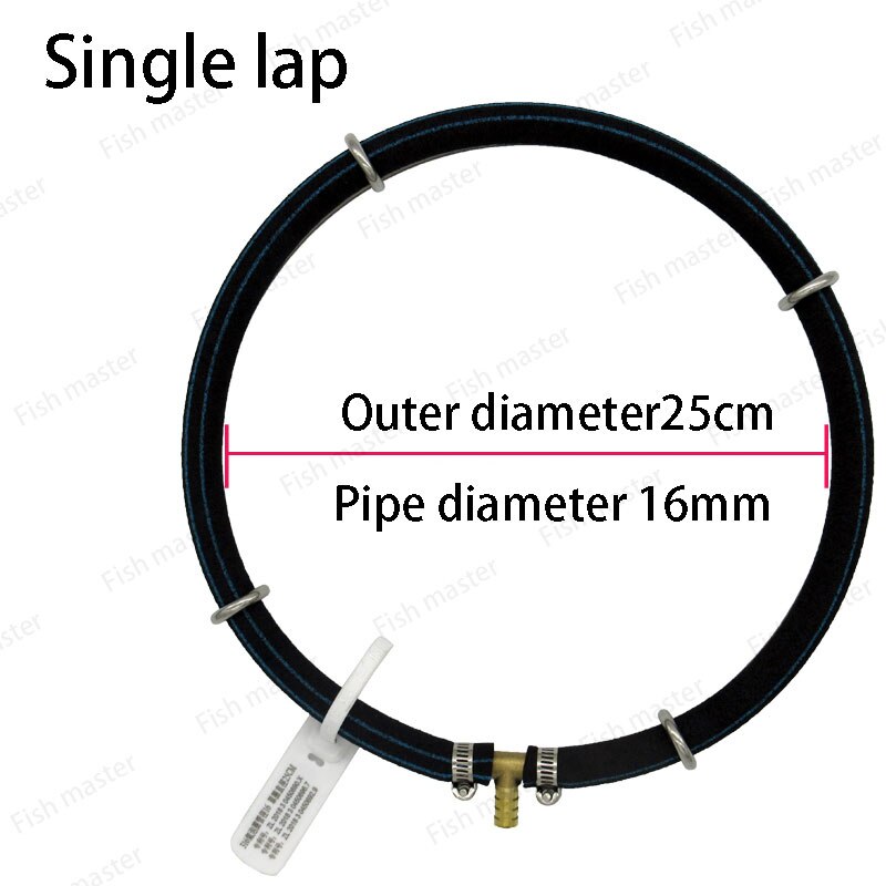 Nano aeration plate koi fish pond aeration ring tracheal seafood pond aeration ring aeration stone air strip fish tank bubble pl: duanquan25cm