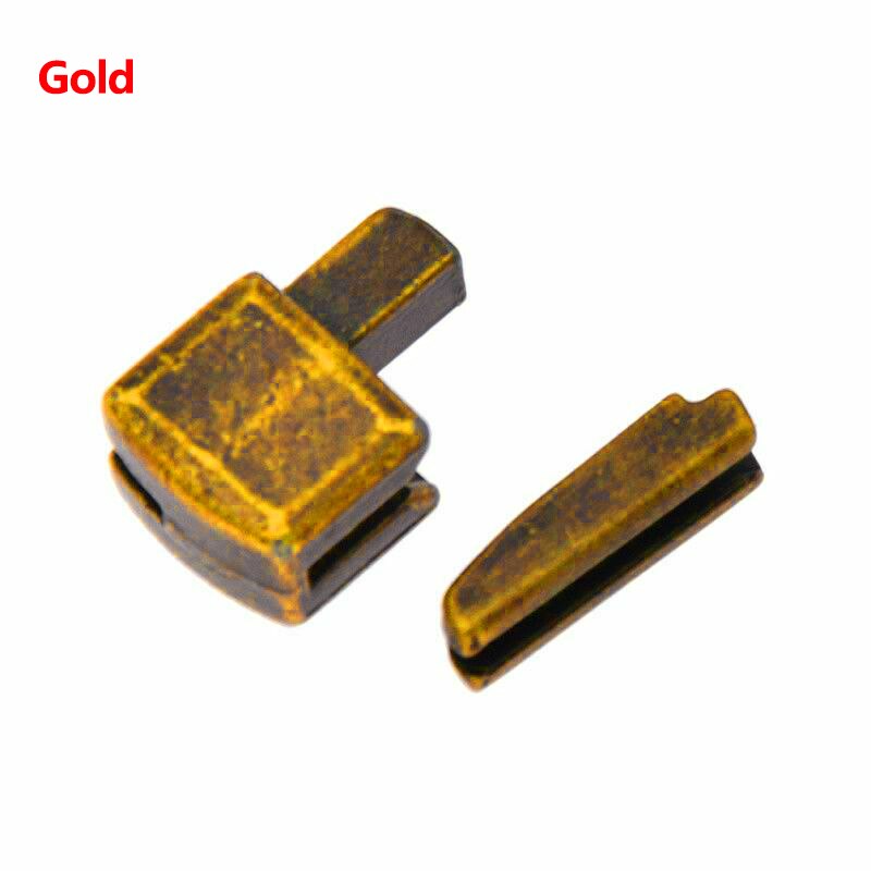 5 Sätze/los Metall Reparatur Zipper Stopper Offene Ende Zipper Stopper DIY Nähen Zipper Zubehör Für Kleidung Ersatz Kit: Gold / 5#