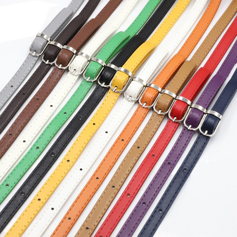 120 cm Leather Shoulder Bag Strap Accessories DIY Cross Body Adjustable Belt Bag Solid Bag Strap Replacement