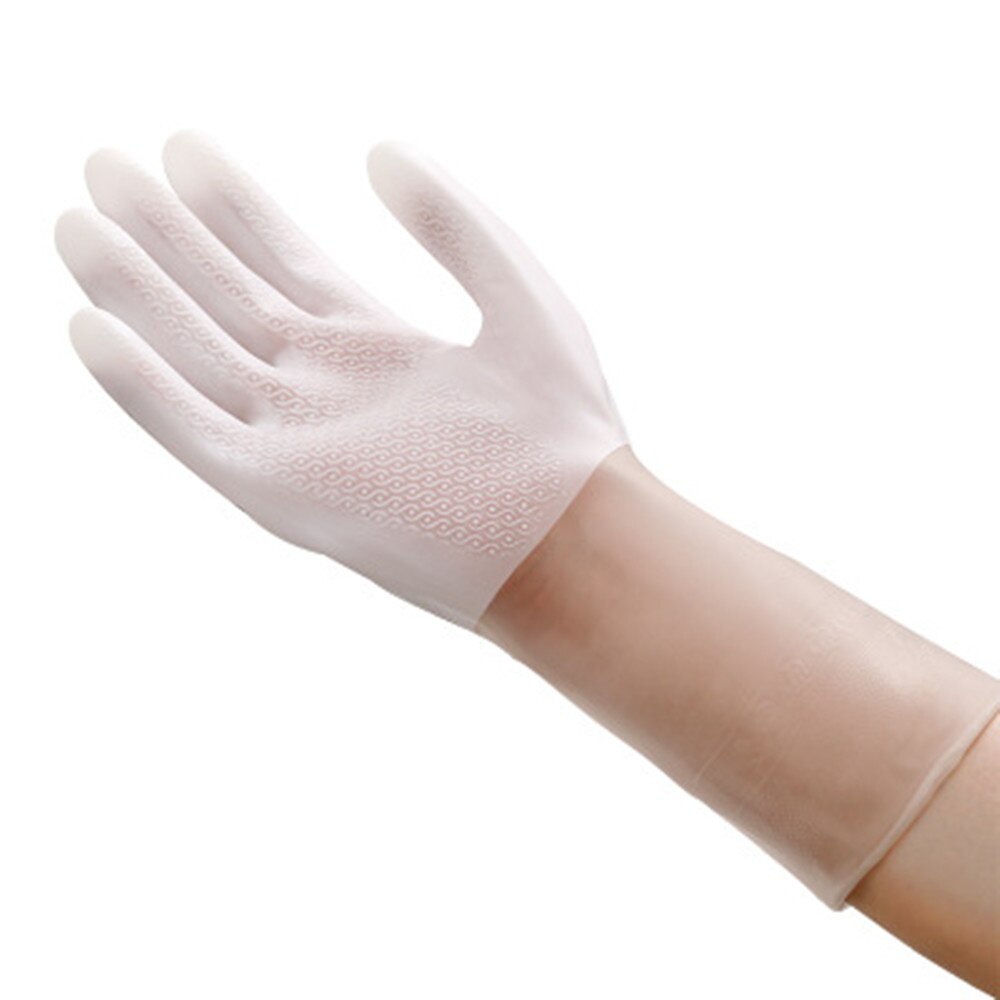 Luvas de lavagem de louça de látex de borracha fina durável da cozinha