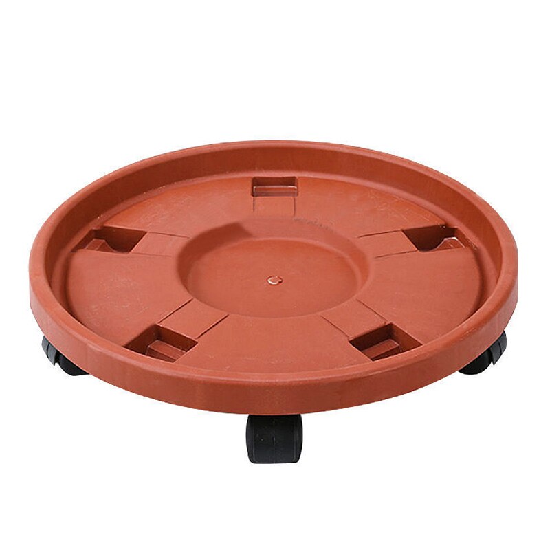 Movable Plant Stand Flower Pot Tray With Universal Wheel Heavy Duty Rolling Potted Rack Indoor Outdoor Balcony Garden GH