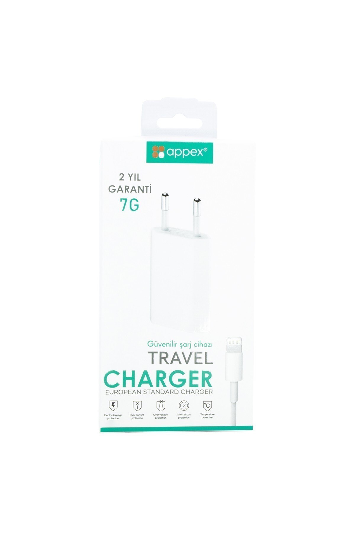 Voor Iphone Lightning Charger Appex: White