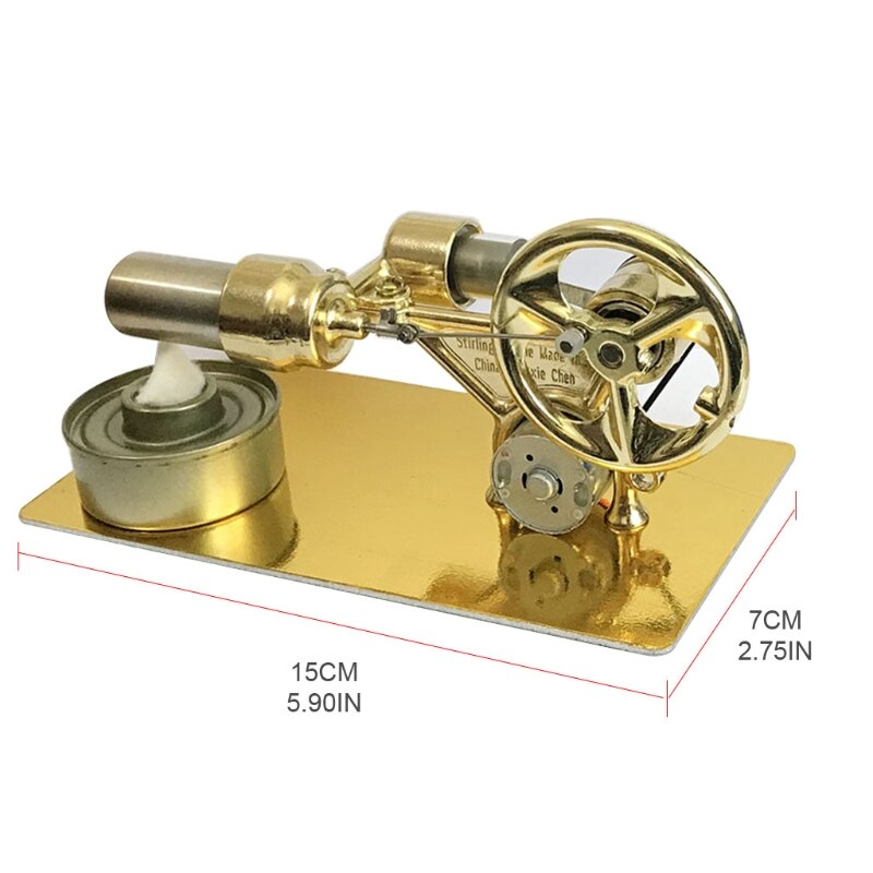 Air Stirling Engine Motor Model Educational Toy Electricity Generator