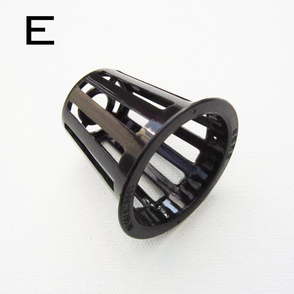 Maceta de malla negra de 10 uds, cesta de vaso con malla hidropónica aeropónica, planta de sistema de cultivo de semillas de clonación de vegetales verdes orgánicos, germinación: 10pcs black E