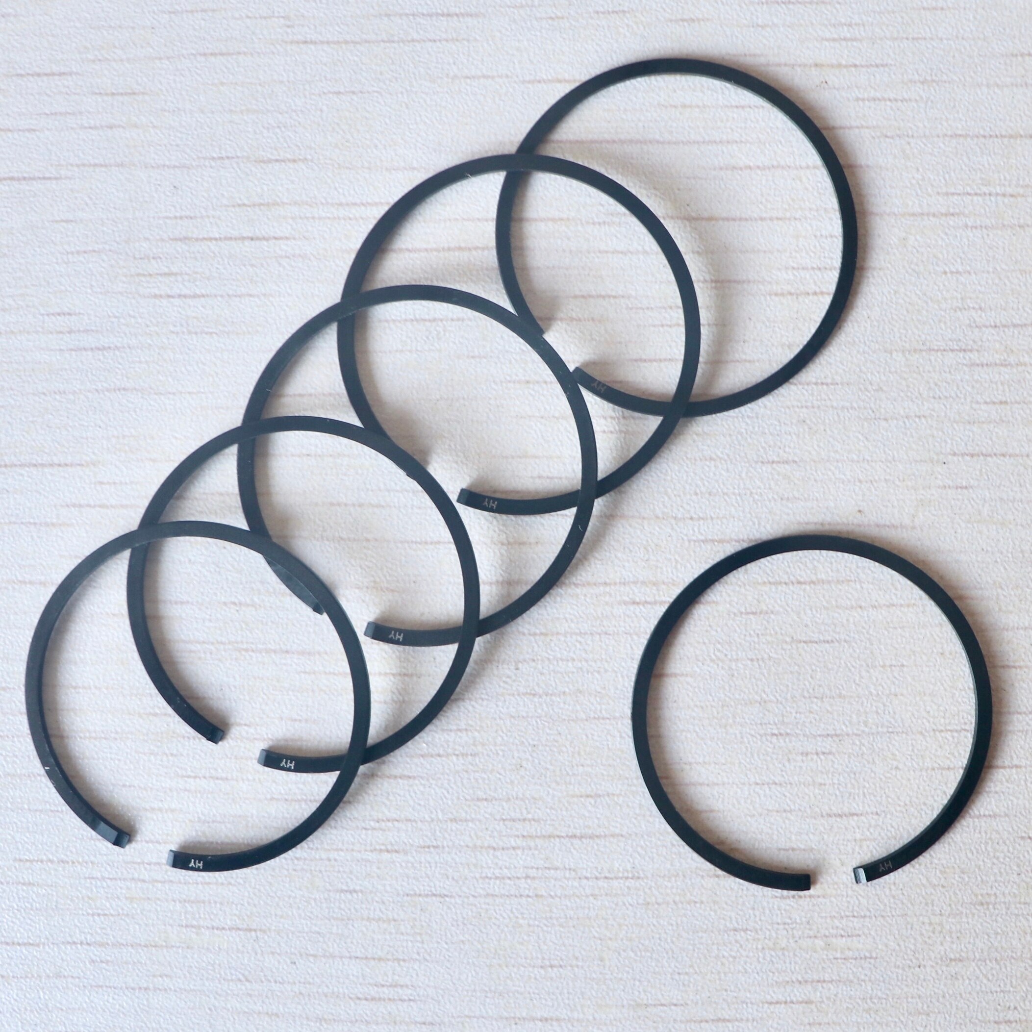 6 sztuk 37mm pierścienie tłokowe dla STIHL 017 SM170 SM 170 zamiennik robić piły łańcuchowej