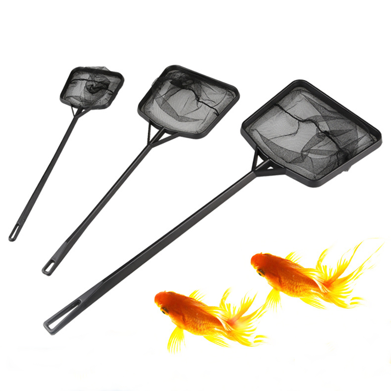 Fishing Net Square Hand Net For Goldfish Household 27/30/40CM Portable Aquarium Fish Dips Nets Pockets Dropshiping Good