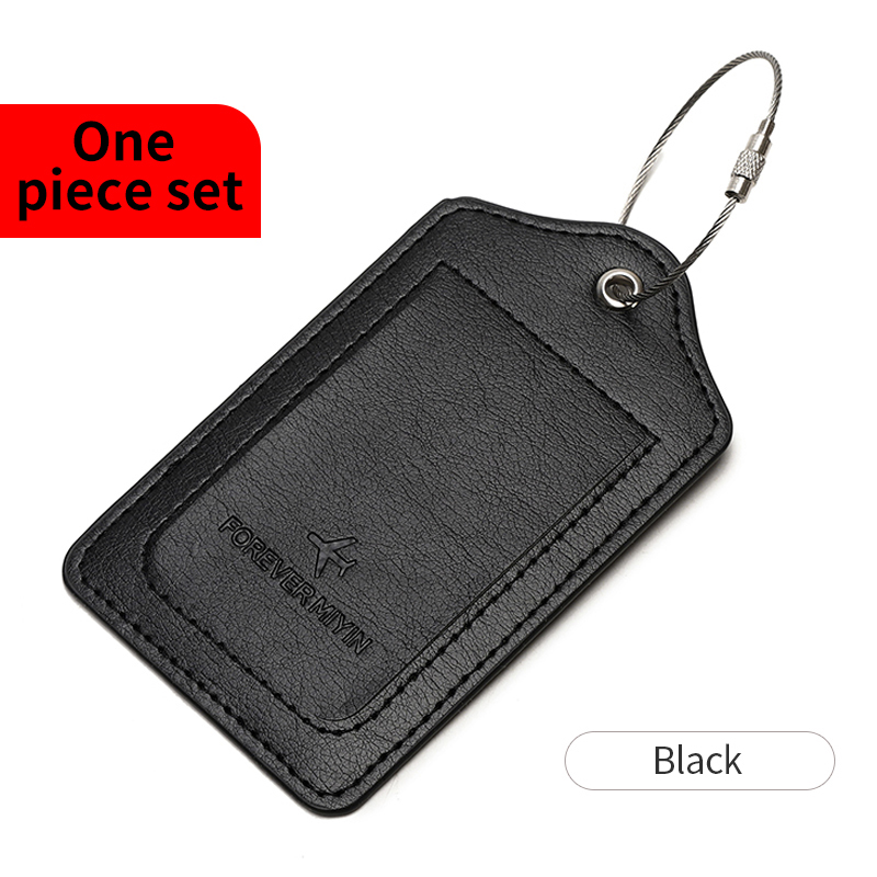 Minimalistisch en modieus RFID-reispaspoortset + PU-bagagelabel 2-delig/set geschikt voor reisaccessoires voor heren en dames: Paars