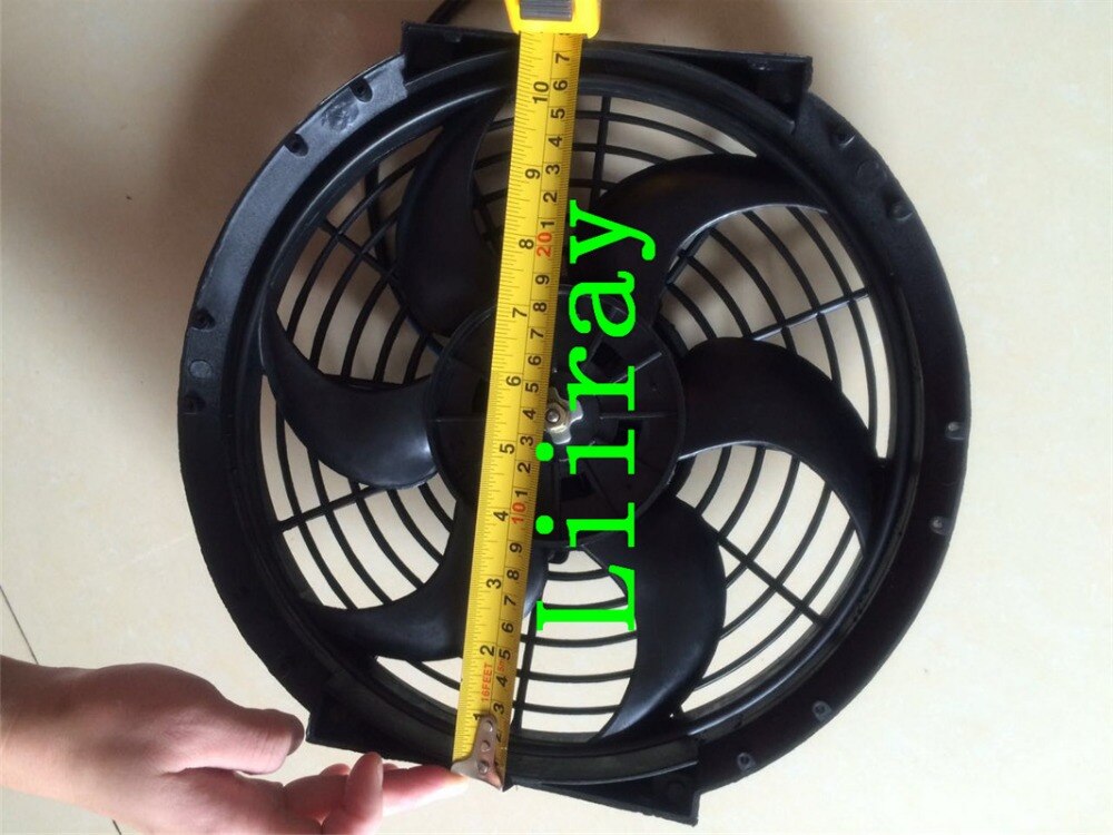 10 INCH Universal AUTO FAN 10'' Electric Condenser Fan 12V for Pickup Bus Heavy Truck Light Truck Excavator Harvester