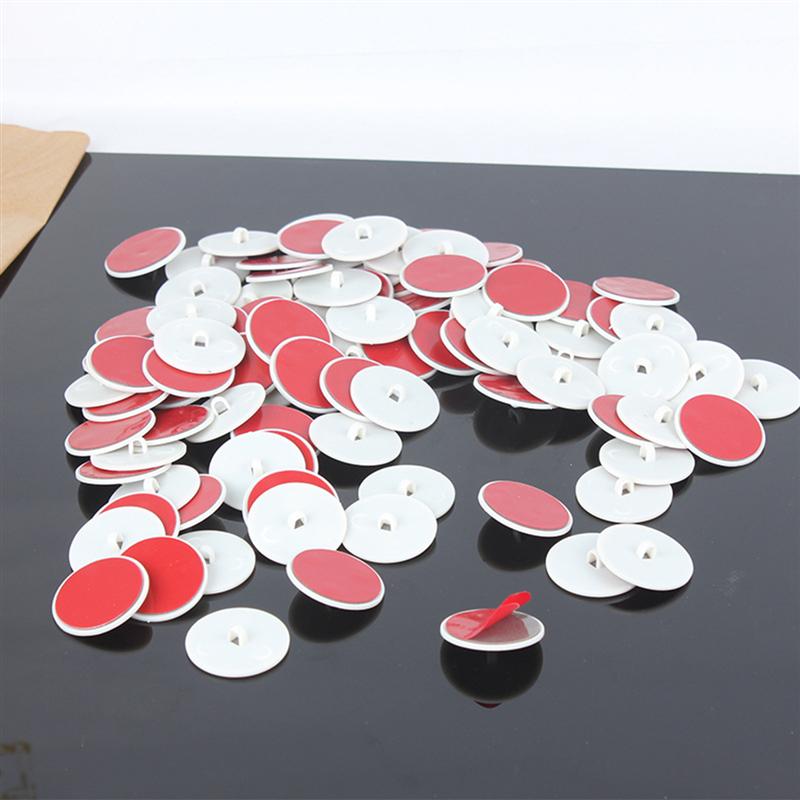 20pcs Ceiling Stick Adhesive Hooks Ball Hanging Tools for Window Ornaments Wedding Room Decorations Years Eve Party Supplies