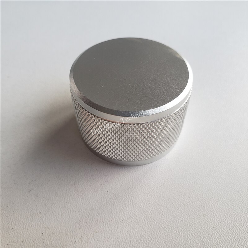 1Pcs Aluminium Knop Potentiometer Knop 38*25Mm Gekartelde Potentiometer Cap Auto Knop Switch Cap Encoder Voor Versterker power Knoppen