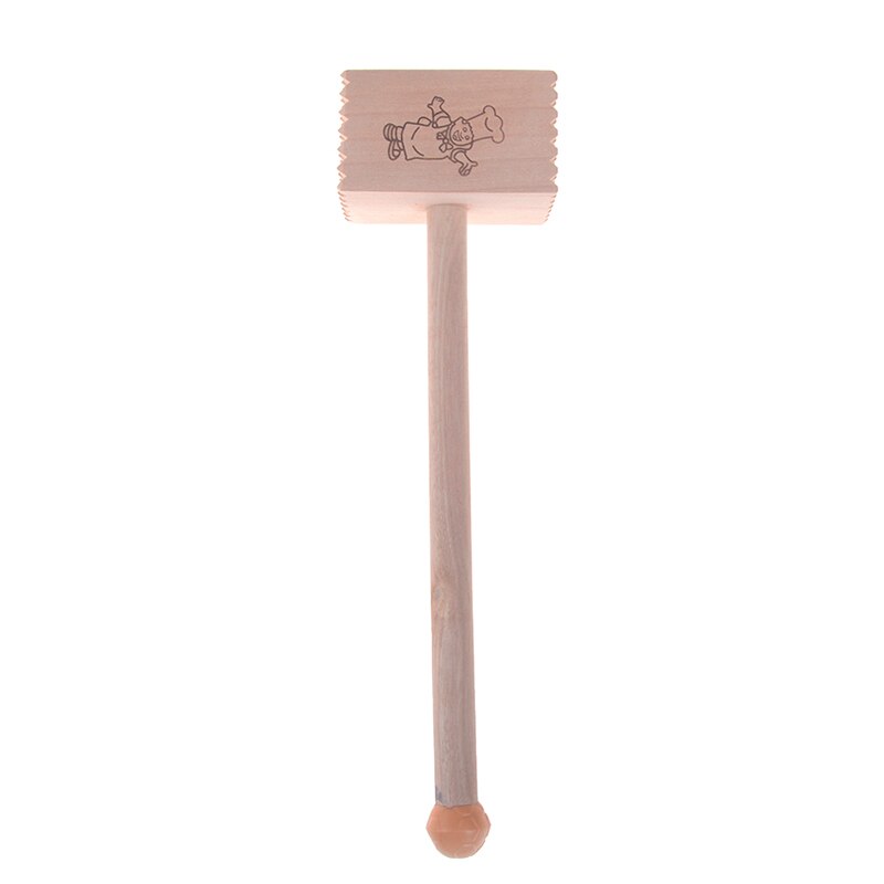 1 sztuk wysokiej jakości drewna narzędzie kuchenne metalowe mięwięc stek wołowiny wieprzowina kurczaka młotek