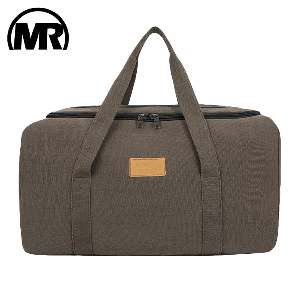 Markroyal Canvas Reistassen Grote Capaciteit Mannen Tas Handbagage Weekender Bag Reizen Man Uitgevoerd Op Je Rug Dripshipping