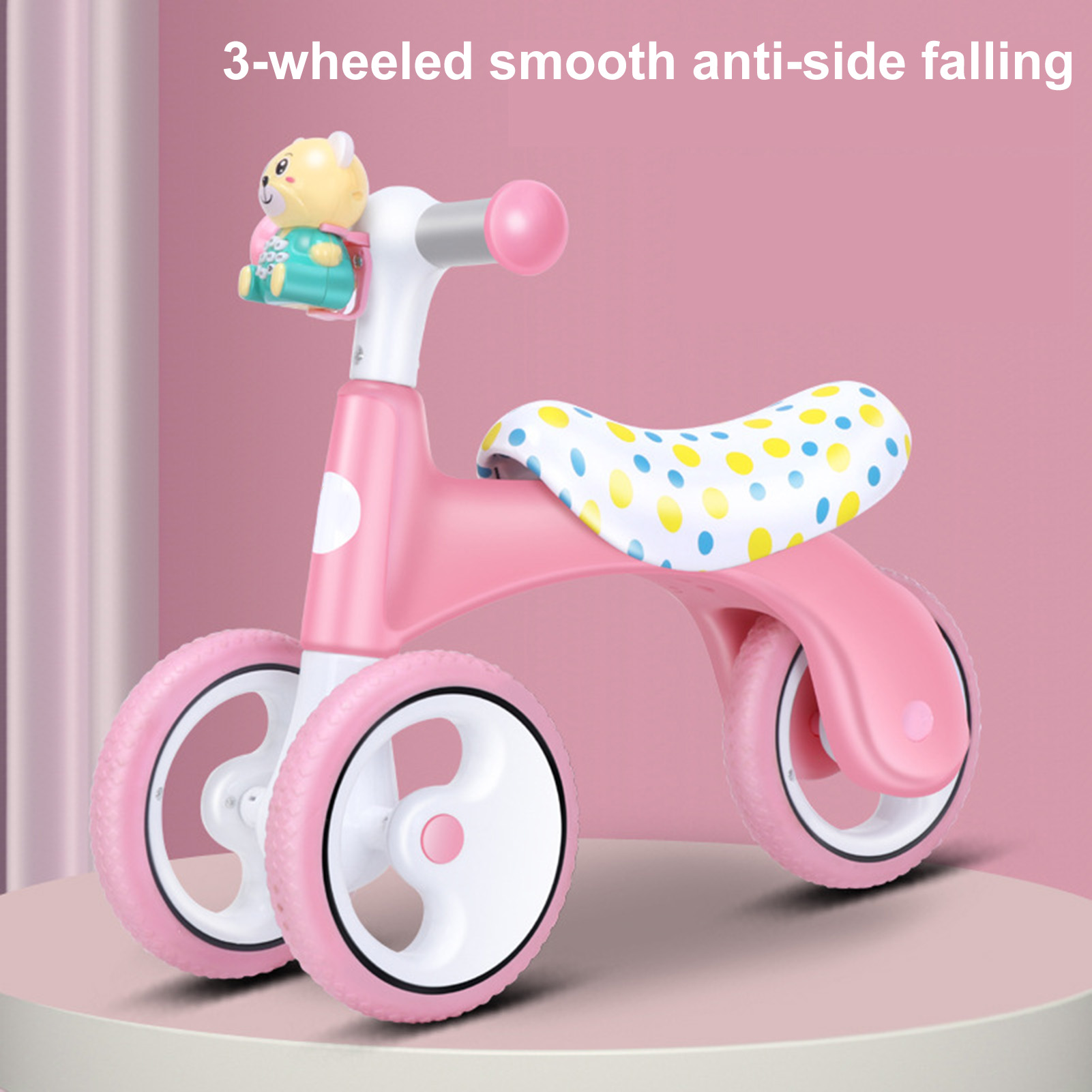 Bicicleta de equilibrio para bebé, andador de juguete con ruedas silenciosas, Scooter para bebé, coche de equilibrio, 3 colores