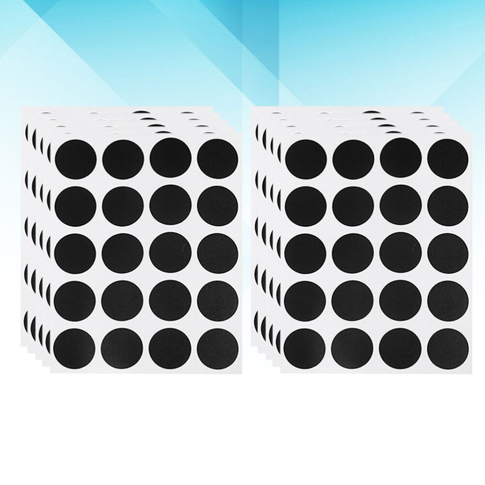 10 Sheets Adhesive Label Chalkboard Sticker Labels Kitchen Seasoning Bottle Stickers