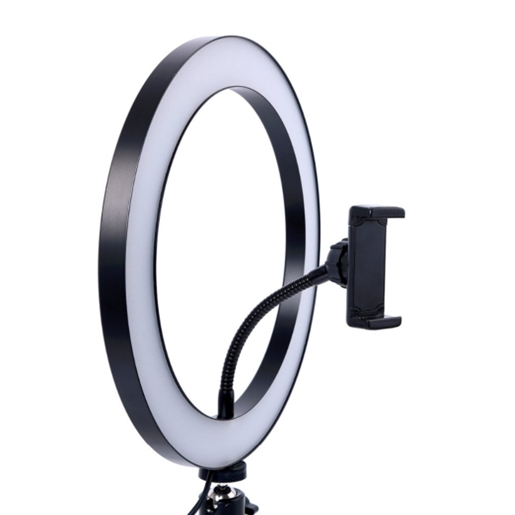 Fotografia LED Selfie Ring Light 8 pollici dimmerabile fotocamera telefono anello lampada con treppiedi da tavolo per trucco Video Live Studio
