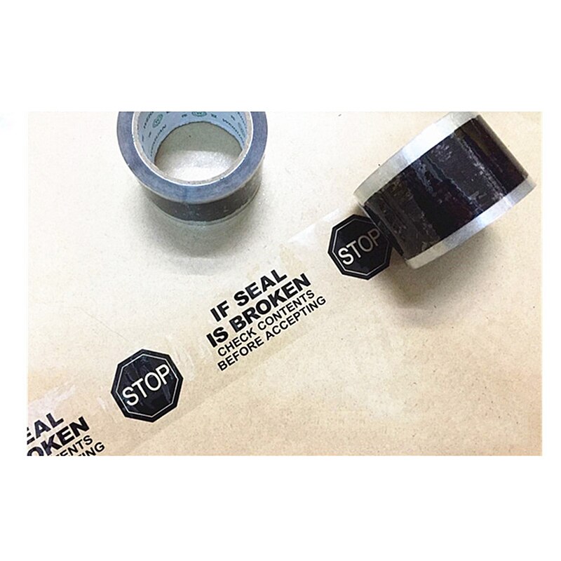 1 Roll 60Meter Warning Tapes Black Twill Caution Mark Work Safety Adhesive Tapes DIY Sticker For Goods Packing Accessories