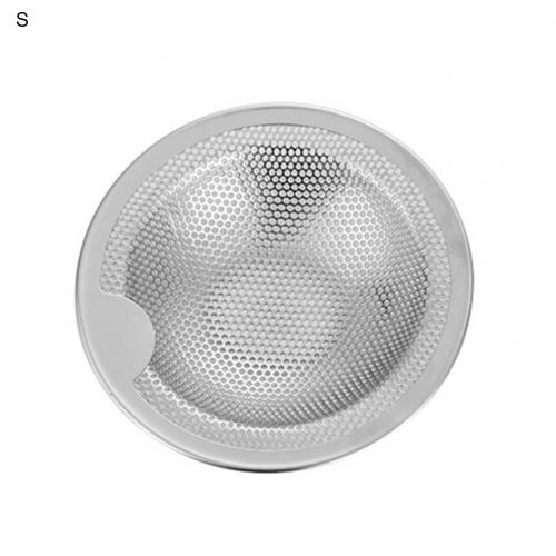 1Pc Rvs Spoelbak Zeef Riool Monding Filter Keuken Badkamer Afvoer Gootsteen Riool Zeef Accessoire: Silver S