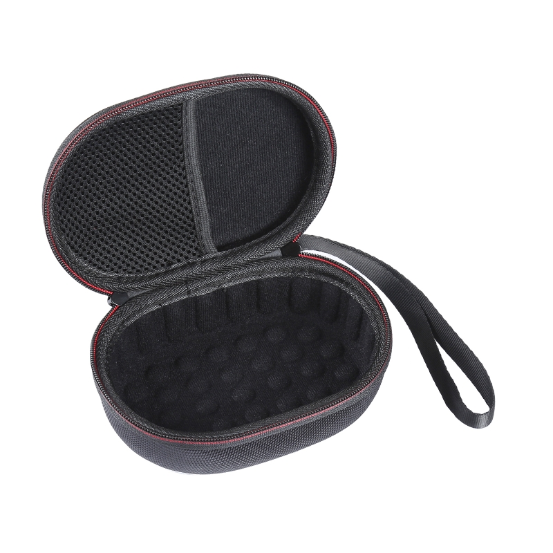 Bolsa de transporte para logitech-mx mestre 2s mestre 3 jogo mouse tamanho pequeno saco com alça de mão 6.1x4.3x2.6in x6hb: Inner black