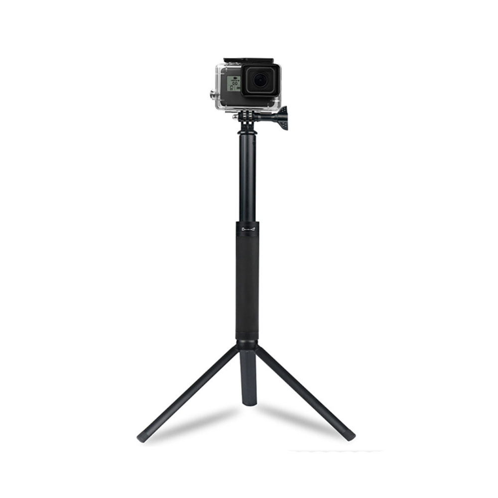 Palo de Selfie extensible SheIngKa DH288 para GoPro Hero, cámara de acción forDJI OSMO, palo de Selfie cardán portátil para Smartphone