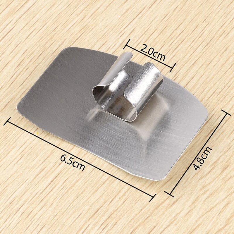Protection Kitchen Finger Vegetables Protector Stainless Steel Kitchen Hand Cut Safe Guard Knife Tool Accessories Knife Cutting