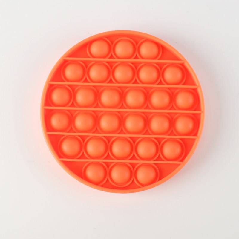 drücken blasiert Sensorischen Spielzeug Autismus Bedürfnisse Squishy Stressabbau Spielzeug Erwachsene Art Lustige Anti-betonen Zappeln Reliver betonen Spielzeug: Orange