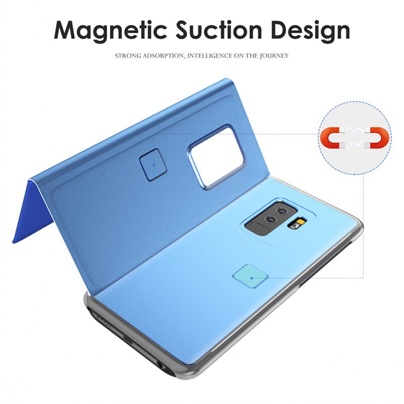 Funda lustro etui z klapką stojak pokrywa dla Xiaomi Redmi 7a etui Redmi uwaga 7 skóra Naomi Redmi7a Redmi7 A A7 książka zobacz telefon Roque