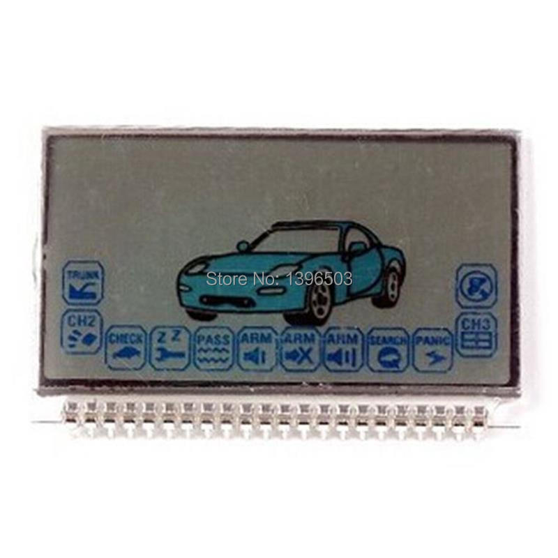 A6- zoll-lcd-display für russische zwei-wege-autoalarmanlage starline  a6 lcd-fernbedienung schlüsselanhänger jaguar ez-alpha kgb fx -3 fx3
