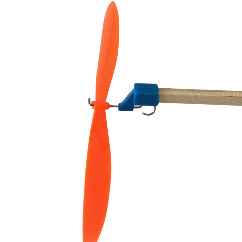 1 Set 3Pcs Rubber Band Powered Aircraft Toy (Small Thunderbird Colorful)