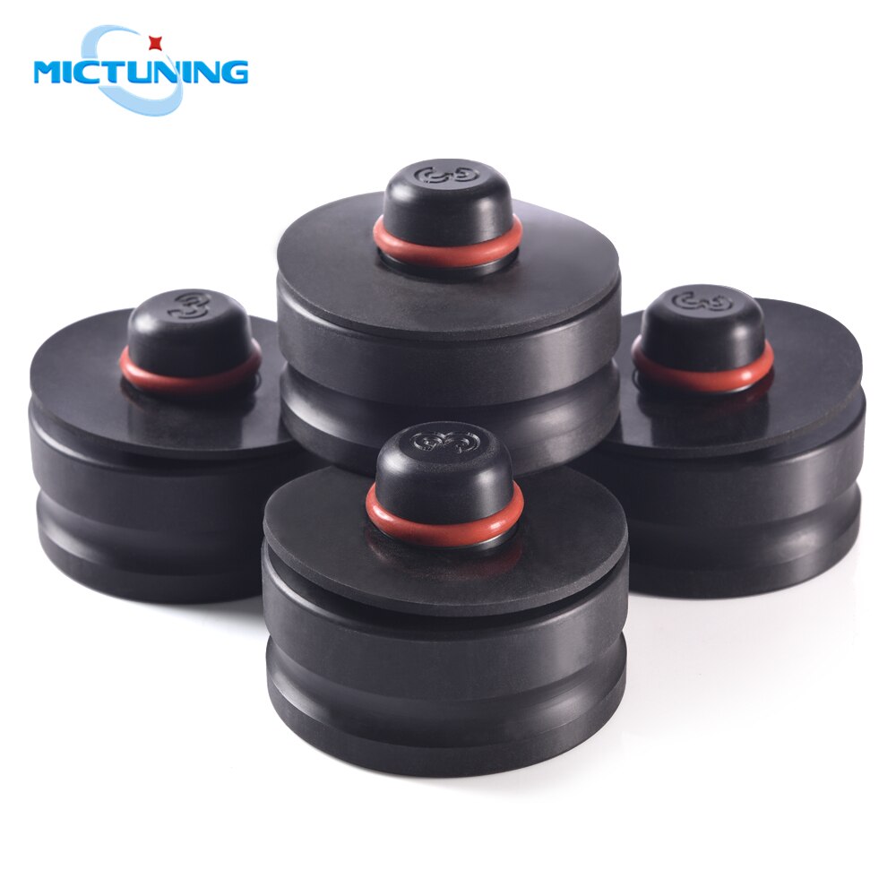 Mictuning 4 kpl auton rungon osia nostopisteen tyynyt tesla mallille 3 auto jack point pad adapteri akun maalin suojaamiseen