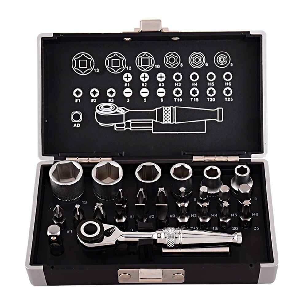 HASKYY Drehmomentschlüssel Set 1-10Nm 10-50Nm 20-200Nm 1/4 1/2 3tlg Ratsche