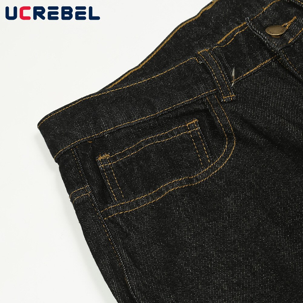 Pantalones vaqueros con estampado de leopardo para hombre, Jeans con paneles de contraste, ropa de calle, pantalones sueltos de pierna recta