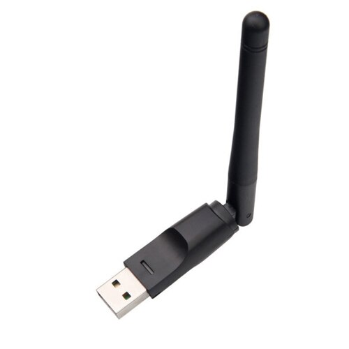 150Mbps Wireless USB WiFi Adapter 2.4GHz Mini WLAN Network Portable USB WiFi Receiver Wifi Antenna for PC for iPad for iPhone: Black