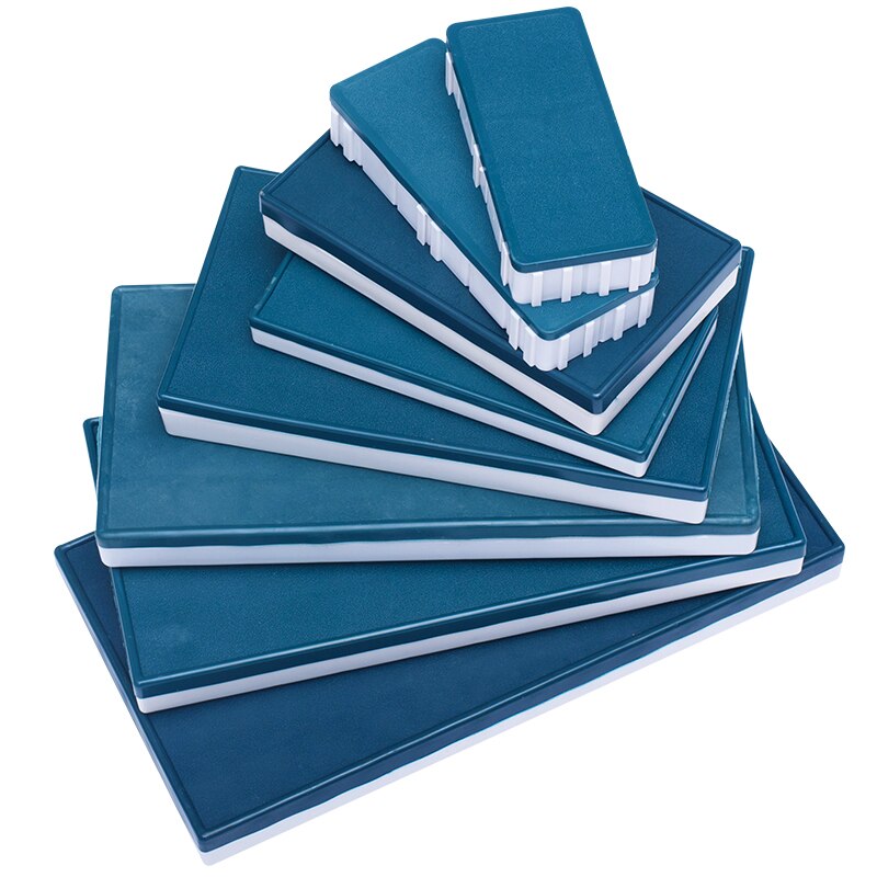 12/24/36/48 Lattice Rubber Cover Pigment Palette Gouache Watercolor Acrylic Pigment Block Box