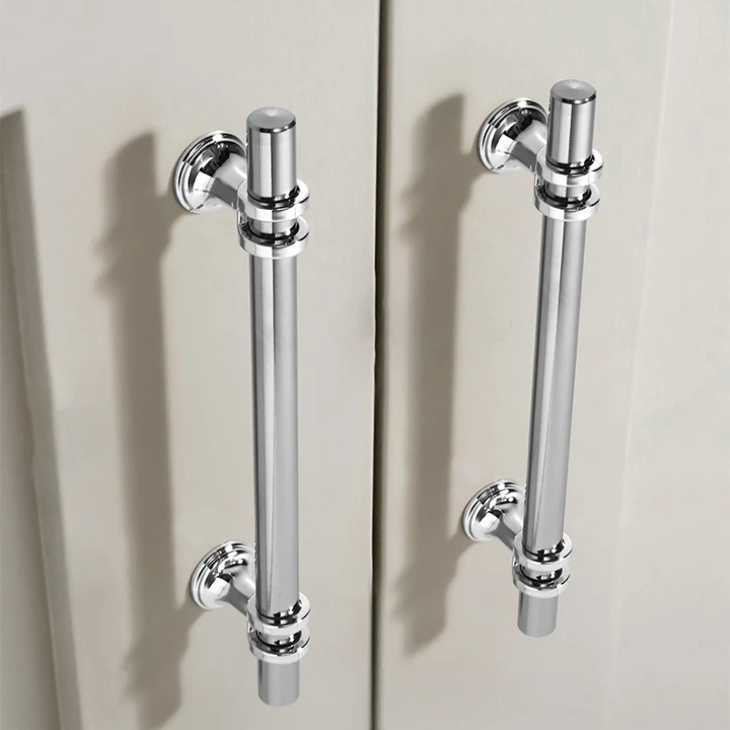 Moderne minimalistisch ische Schrank türgriffe zweifarbige Spleiß garderobe Schubladen knöpfe T-förmige Schuhs chränke Griffe für Möbel