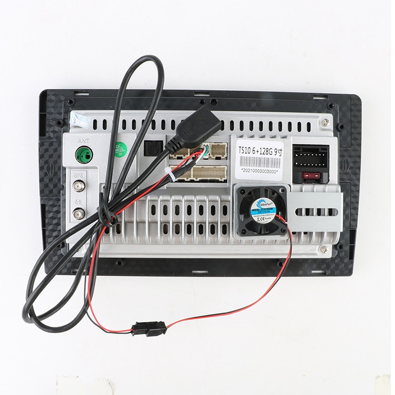 Vtopek Car Radio Cooling Fan for Android Multimedia Player Head Unit Radiator with Iron Bracket