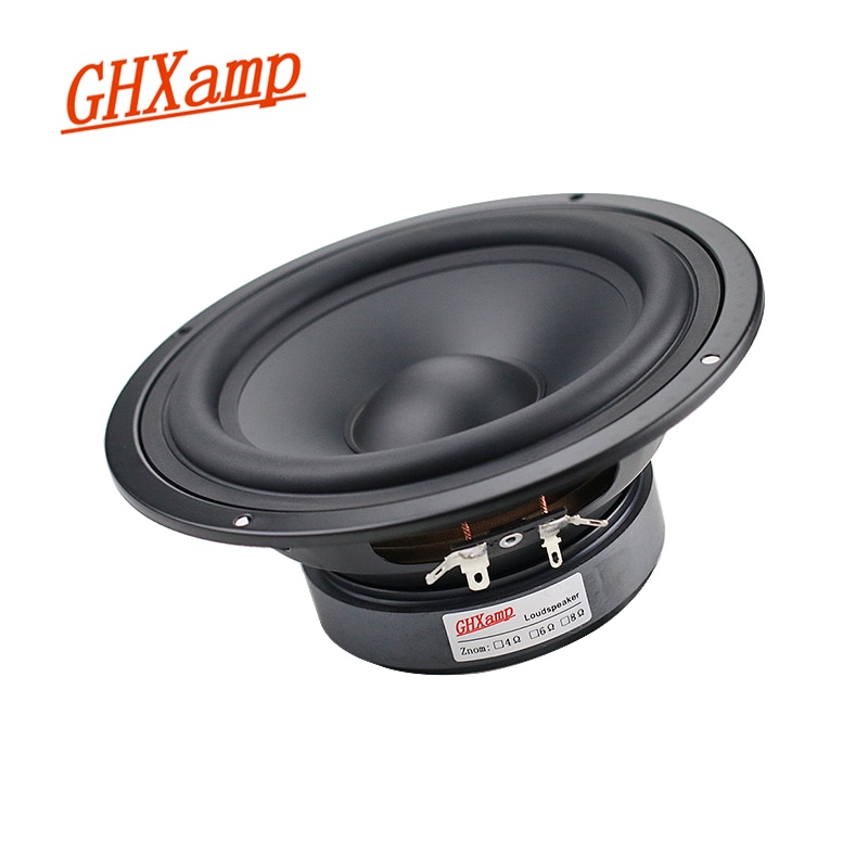 Ghxamp 6.5 tommer 178mm woofer bas mellemtone højttalerenheder hifi desktop pa højttaler hjemmebiograf højttaler 8 ohm 130w 1 stk.