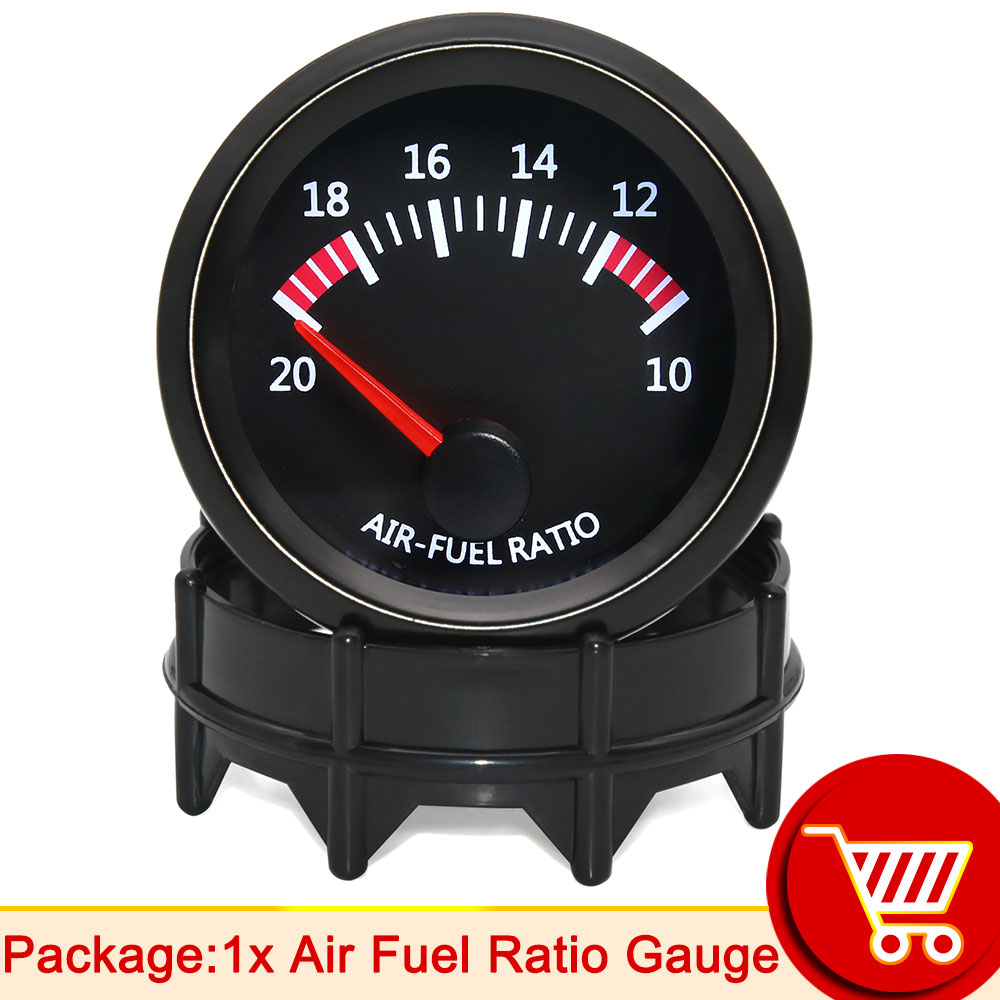 AD 52mm Auto Auto Air Fuel Ratio Gauge 10-20 Met Smalband O2 Zuurstofsensor Auto Gauge Fit voor 12V Stappenmotor OE 0258006028: Army Green