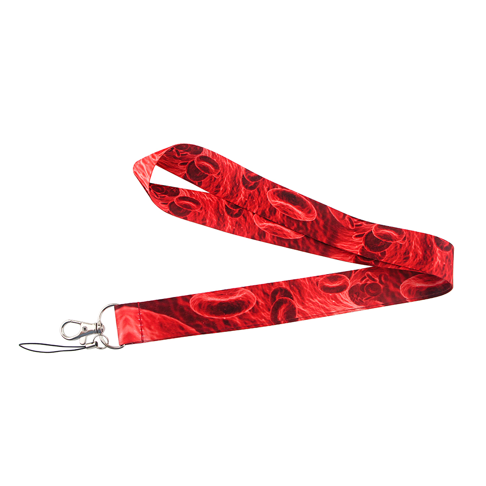 Longe de cou pour médecin et infirmière CB590, cordon de cou pour téléphone portable, porte-Badge de carte d&#39;identité USB, bricolage: 10