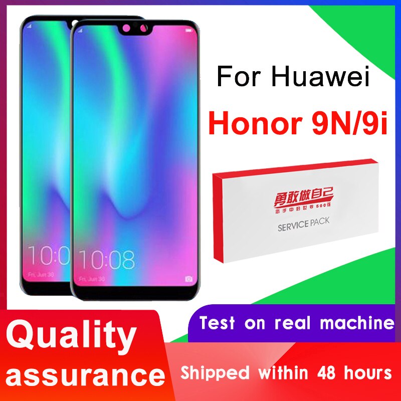 Neue Getestet 5.84 &#39;&#39;Anzeige Ersatz Für Huawei Honor 9N LCD berühren Bildschirm Digitizer Montage Für Honor 9i LCD LLD-AL30 LLD-AL20