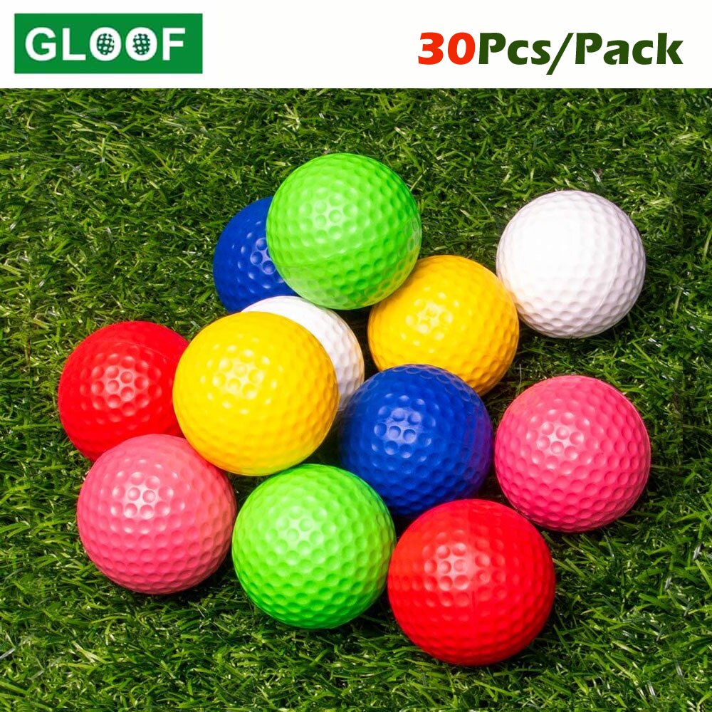30 Stks/pak Golfballen Pe Plastic Speelgoed Bal Golf Practice Bal Beginner Golfballen Golf Practice Bal