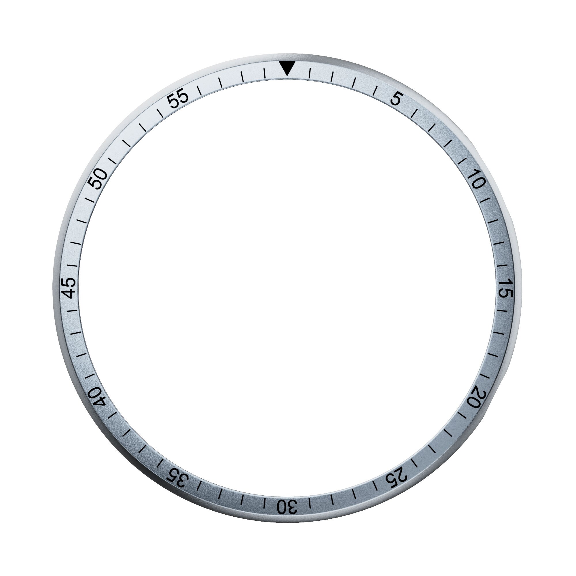 Cadre de la montre Samsung Galaxy active 2, en alliage d'aluminium, 40MM 44MM, bague métallique anti-rayures, accessoire de montre intelligente: SILVER / 40mm