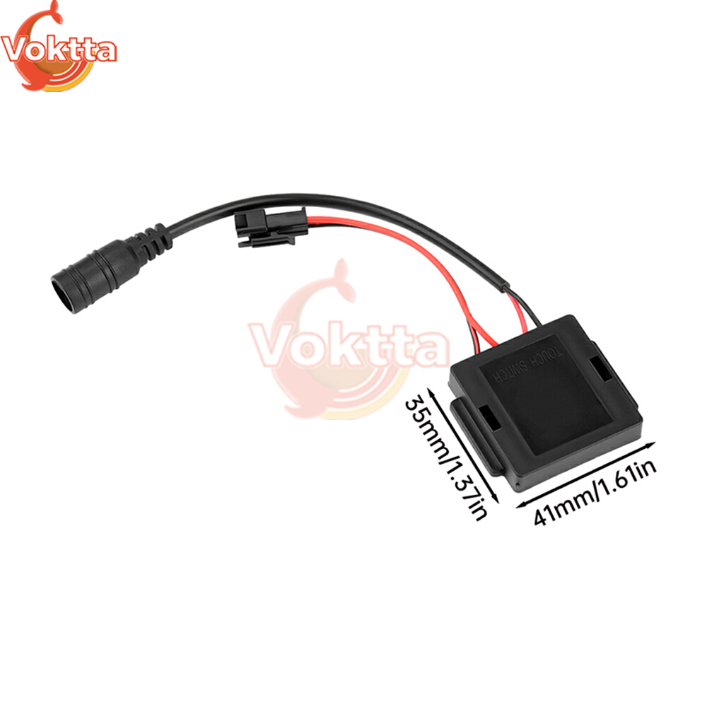 Dc 5-12v 3a 36w intelligent berøringsbryter led-lys dobbel fargetemperaturjustering kompakt berøringsplatebryter